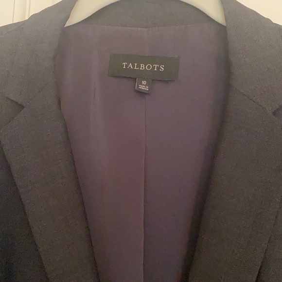 Talbots Heather Gray Suit Jacket - Picture 2 of 4